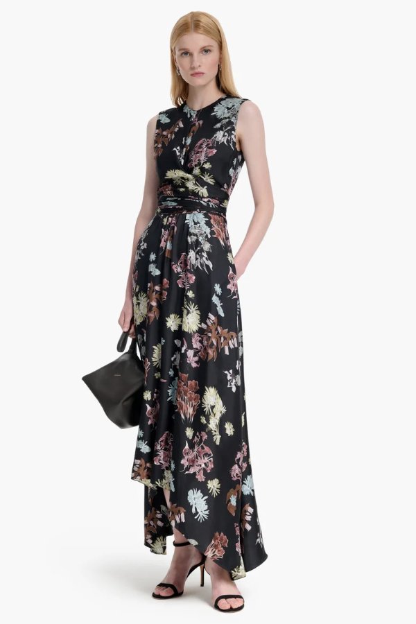  Penny Dress Black Flowers