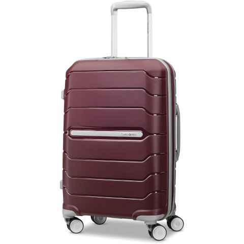 SamsoniteFreeform 旅行拉杆箱 万向轮 酒红色