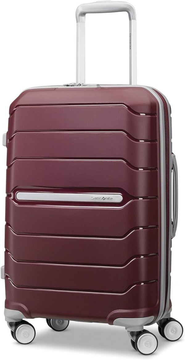 Freeform Carry-On Luggage Spinner Wheels Merlot
