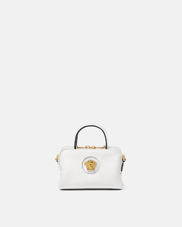 La Medusa Leather Mini Boston Bag