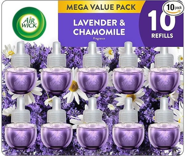 Air Wick Lavender Chamomile Scented Oil Refill 10 Pack
