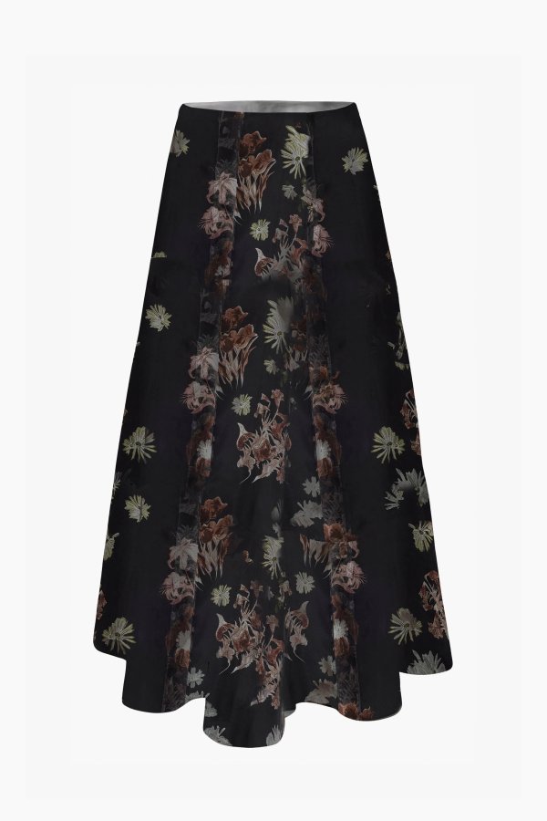  Varda Skirt Black Flowers