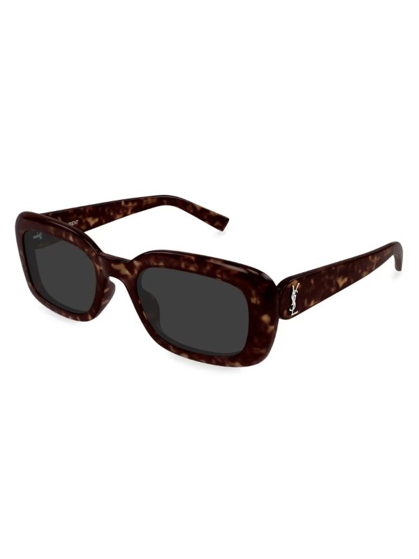 Color Animation 53MM Rectangular Sunglasses