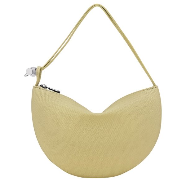  Le Roseau S Clutch Leather Pistachio