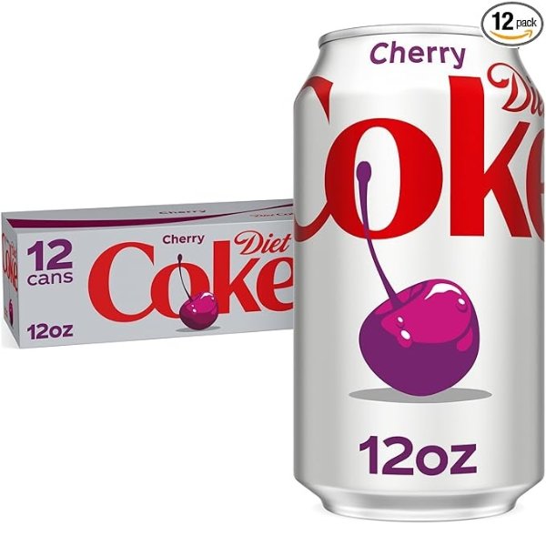 Diet Coke 樱桃汽水 12罐