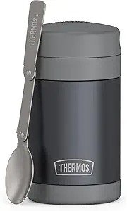 FUNTAINER Insulated Food Jar 16oz Matte Charcoal