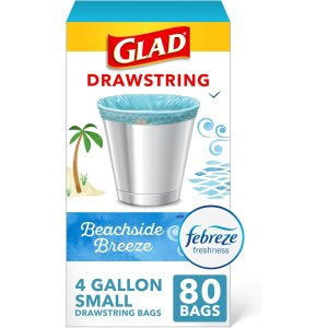 Glad 4加仑垃圾袋 80只