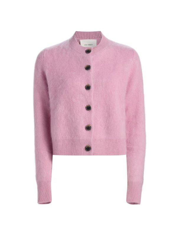 Azalea Brushed Cashmere Cardigan