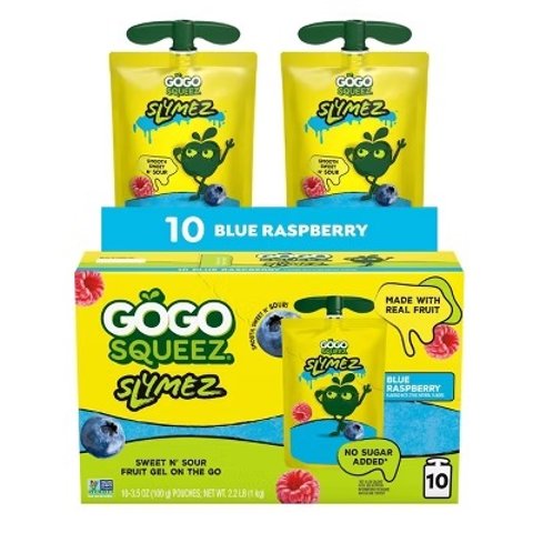  Blue Raspberry Fruit Pouches 10ct