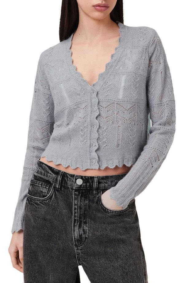 Vanessa Wool Alpaca Blend Cardigan for Women