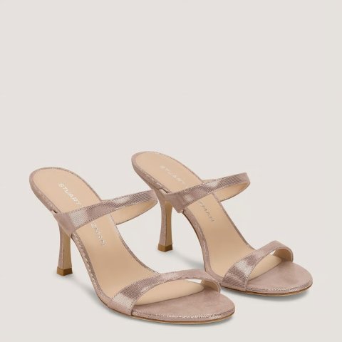 Stuart WeitzmanNudist 85 皮革凉鞋