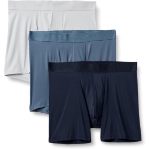 Amazon Essentials 男士超细纤维平脚内裤 3条