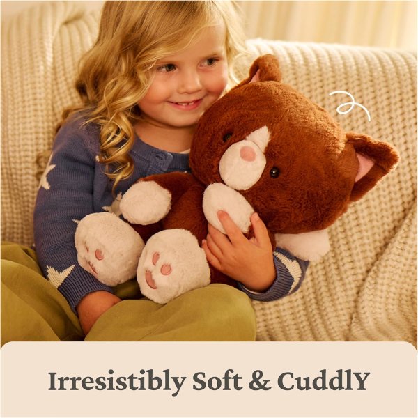 GUND Hazel 猫咪毛绒玩具 棕色 12英寸