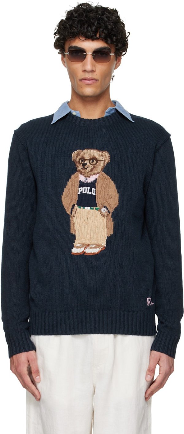  Polo Bear 卫衣 藏青色
