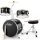 Eastar 14 Inch Drum Set for Kids Metallic Black
