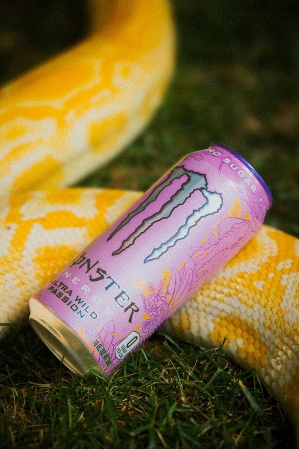 Monster Ultra Wild Passion Sugar Free Energy Drink 16 Ounce