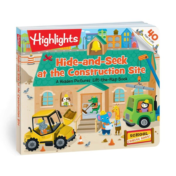 Highlights Construction Site Lift-the-Flap Board Book