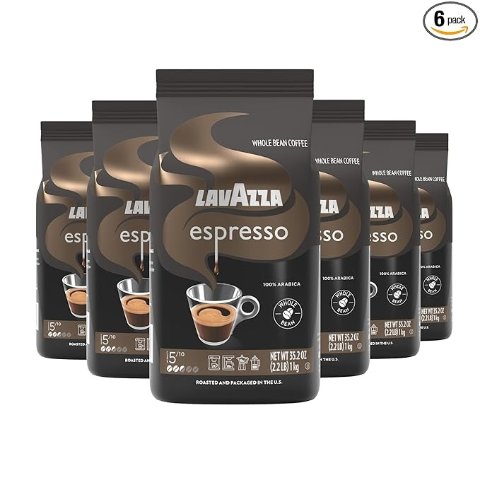  Espresso Whole Bean Coffee Medium Roast 2.2 lb Bag