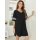 Cotton Short Sleeve Nightgown Color Block