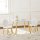 UTEX Kids Table and 2 Chairs Set White