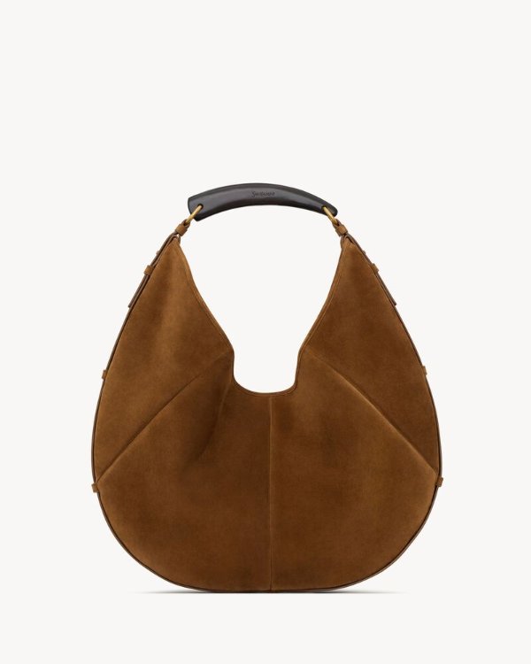 MOMBASA Large Suede Bag