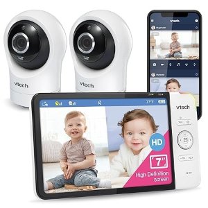 Vtech RM7764-2HD 婴儿监视器 1080p 双摄像头