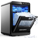 EUHOMY 自清洁制冰机 40磅 在家实现冰块自由