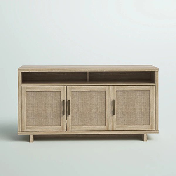 Sand & Stable Portman TV Stand 56 Inch Bishop Oak