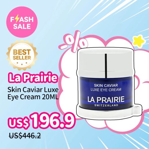 La Prairie官网$660 这个价格还要啥自行车！ 鱼子酱眼霜 20ml