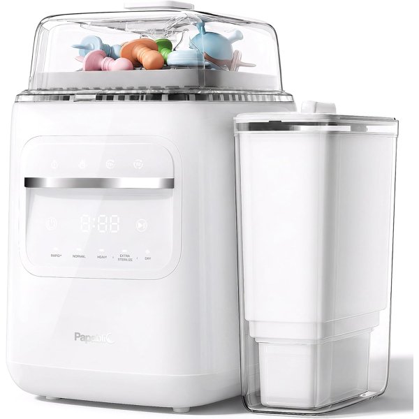 Papablic SafeguardPlus Baby Bottle Washer 8 Bottles Capacity