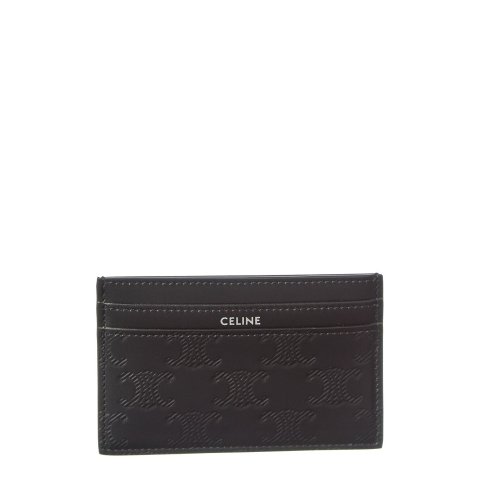 CELINE 皮革卡包 Logo