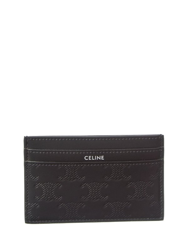 CELINE 皮革卡包 Logo