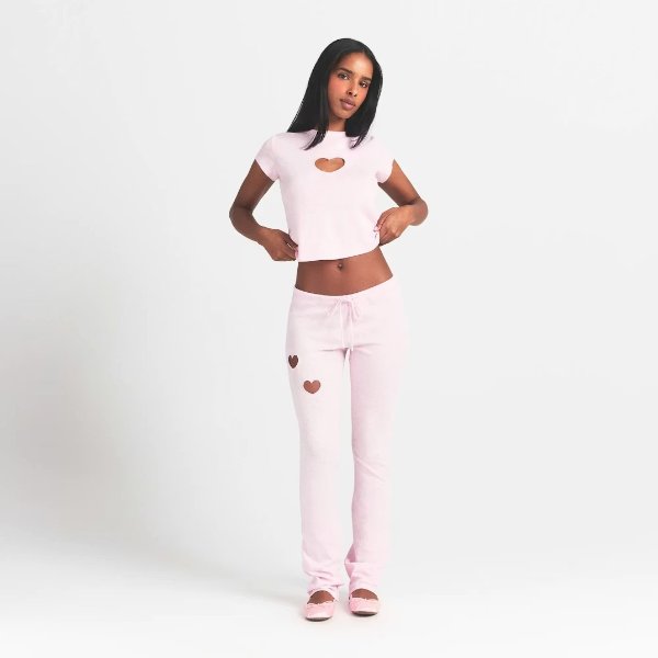 Skims HEART Straight Leg Pant