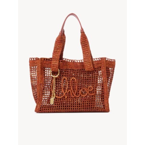 Summer Banana Raffia Tote Bag