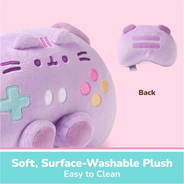 GUND Pusheen Gaming Controller Plush 7 Inch Purple