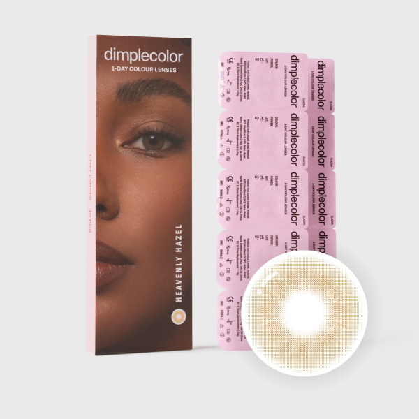 Dimple Color Heavenly Hazel 1-Day Colored Contacts