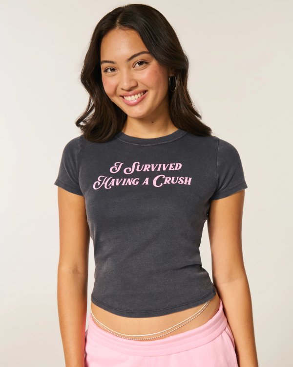 Women's Graphic Baby Tee