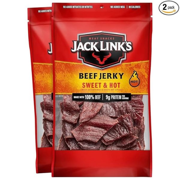 Jack Link's Beef Jerky Sweet & Hot 9oz 2-Pack