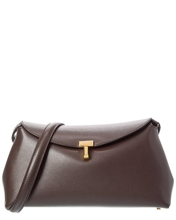 TOTEME T Lock Leather Shoulder Bag