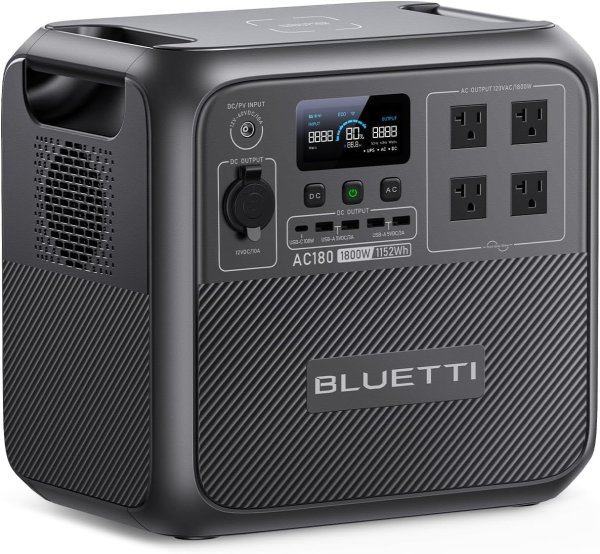 BLUETTI AC180 便携电源 1152Wh