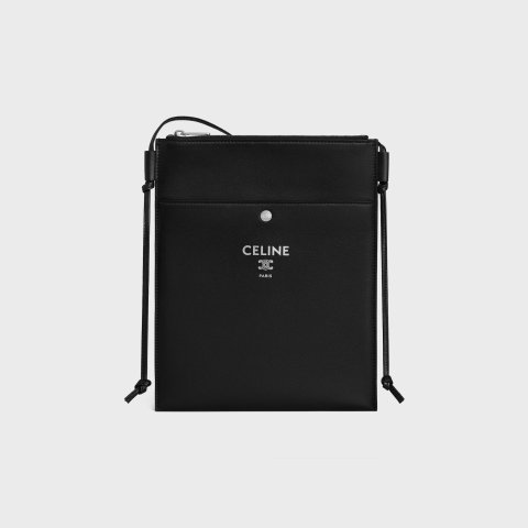SHARP Lambskin Black Pouch