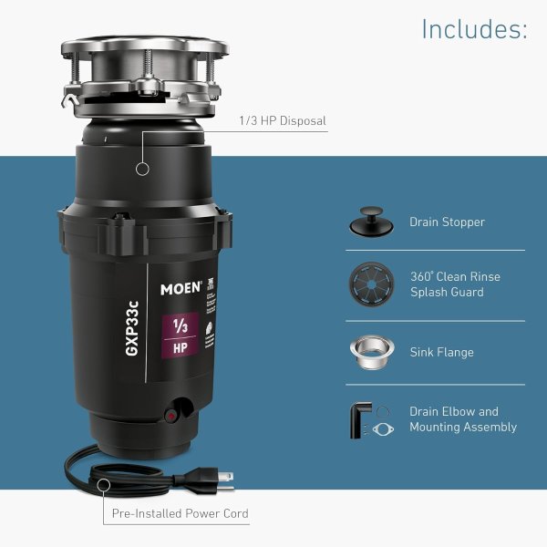 GXP33C 厨房垃圾处理器