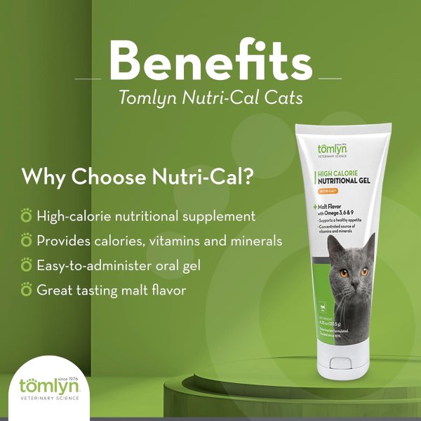 Nutri-Cal High Calorie Dietary Supplement for Cats 4.25oz 2-Pack