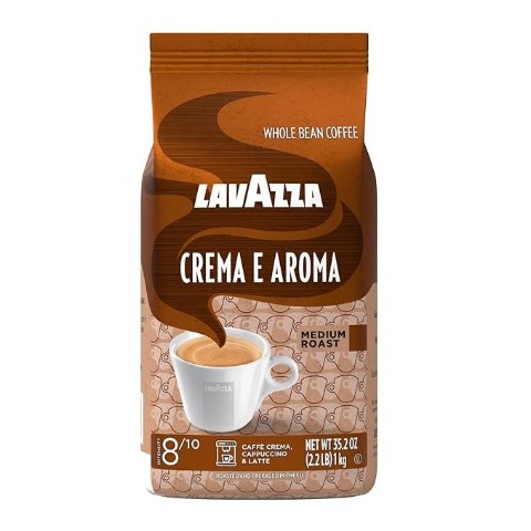 Lavazza Crema E Aroma Whole Bean Coffee 2.2-Pound