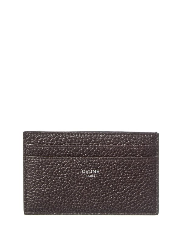 CELINE Logo 牛皮卡包