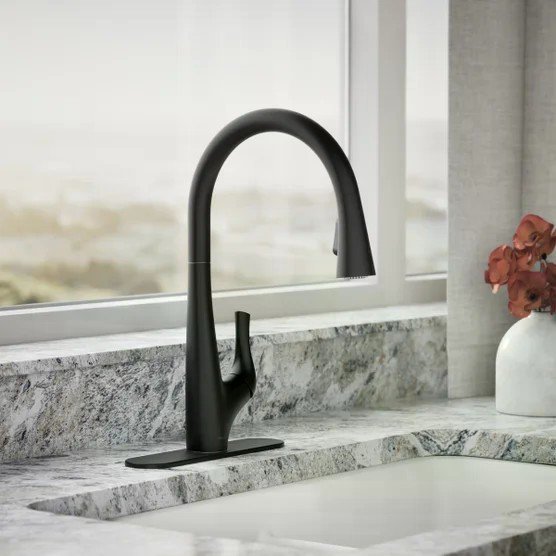 Bevin Kitchen Faucet Matte Black