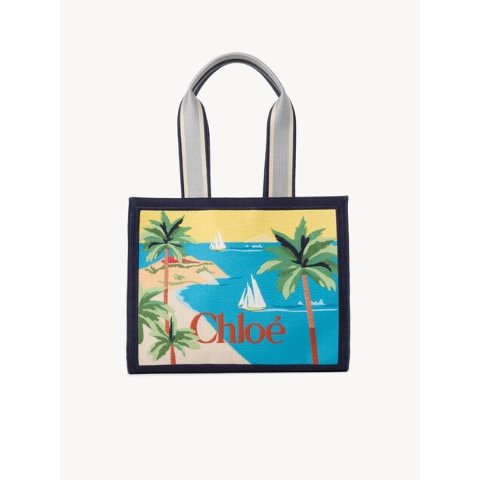 Soleil Embroidered Canvas Tote Bag