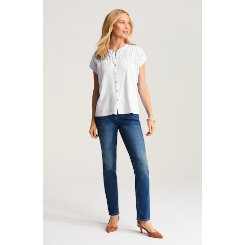 JJill Shirred Dolman-Sleeve Top
