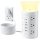 AnnTane Power Strip Tower Night Light 10FT White