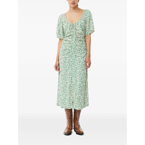 Printed Midi Dress